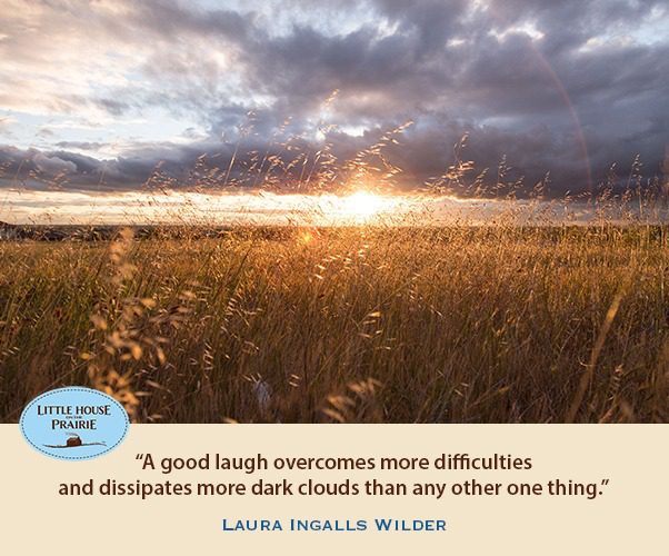 A good laugh overcomes more difficulties