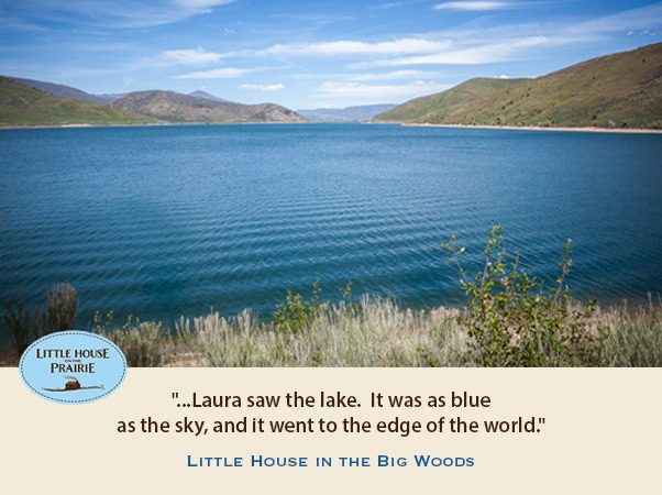 Laura saw the lake