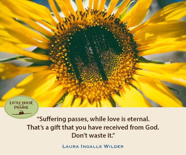 Suffering passes, while love is eternal