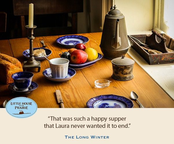 That was such a happy supper that Laura