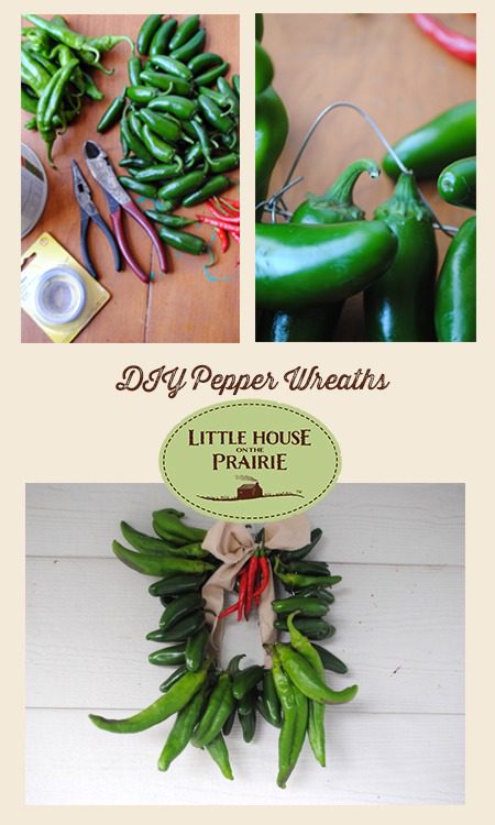 DIY Pepper Wreaths