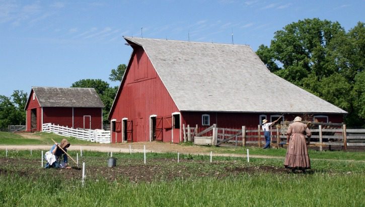 1900 Horse-Powered Farm. Courtesy of Living History Farms.