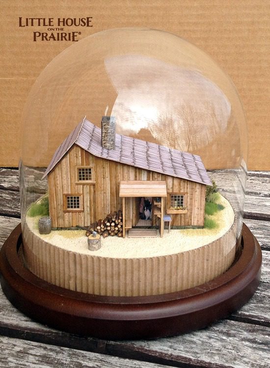 Beautiful Ingalls house model from Little House on the Prairie made by Eric Caron.