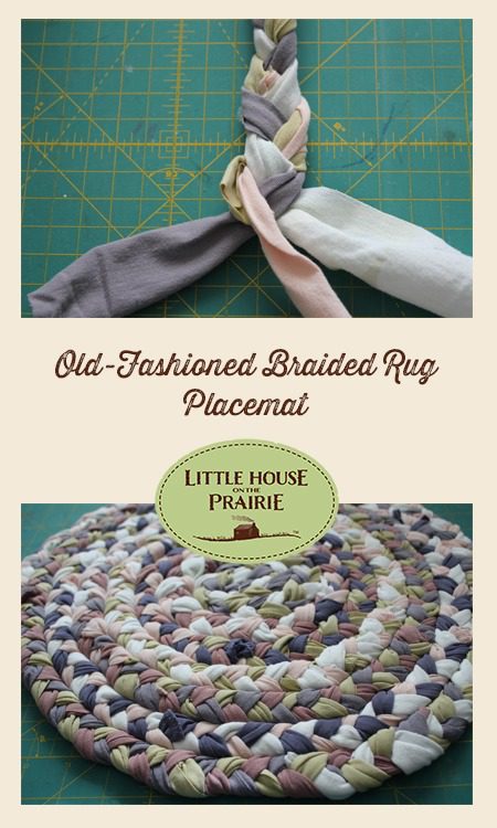Old-Fashioned Braided Rug Placemat