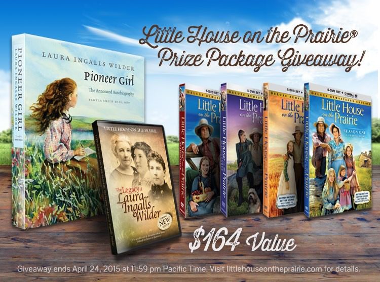 Little House on the Prairie Giveaway - DVD Sets, Documentary, and Pioneer Girl Books Ends 4/24