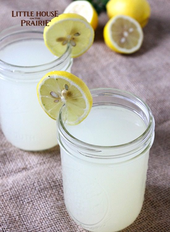 Traditional Lemonade - Recipe inspired by Little House on the Prairie
