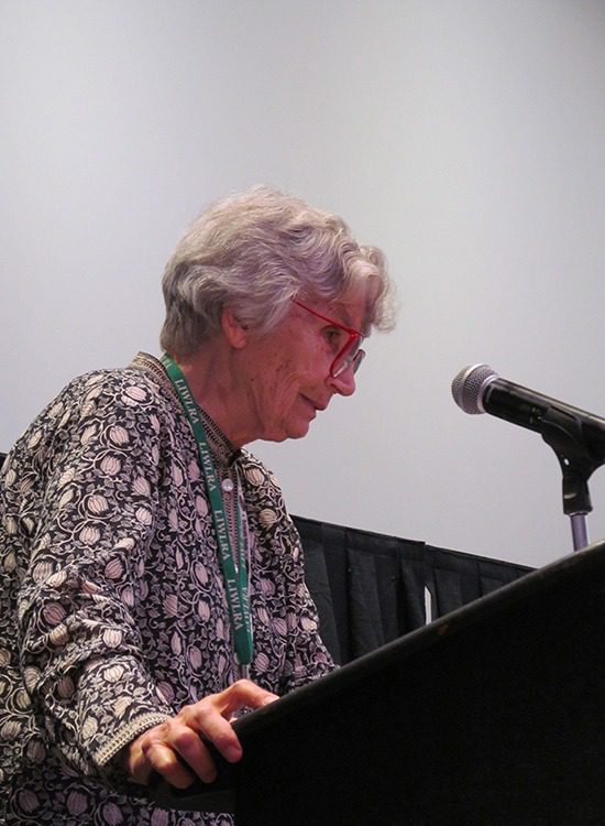 The Little House Cookbook author Barbara Walker speaks at LauraPalooza.