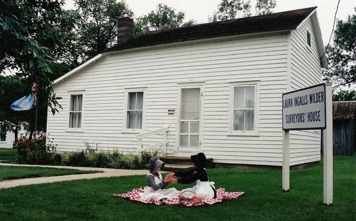 Surveyors House, the first home of the Ingalls family in Dakota Territory. Photo © Laura Ingalls Wilder Memorial Society, De Smet, SD. 