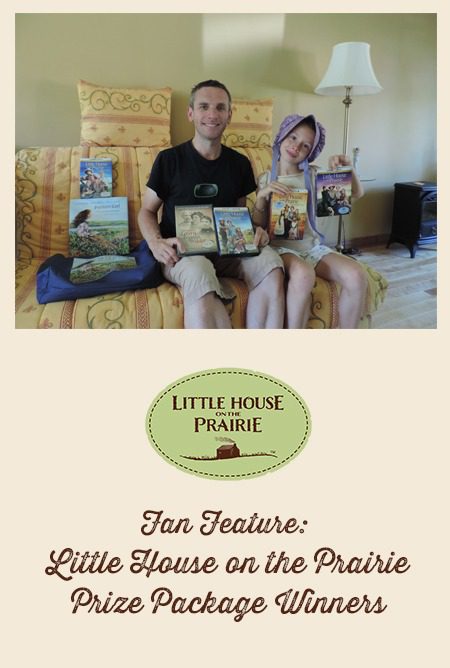 LHOTP Prize Winner - In a bonnet from her recent Little House on the Prairie travels! Too cute!