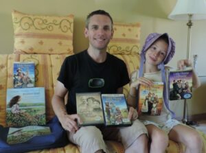 giveaway winners of the Little House on the Prairie prize package