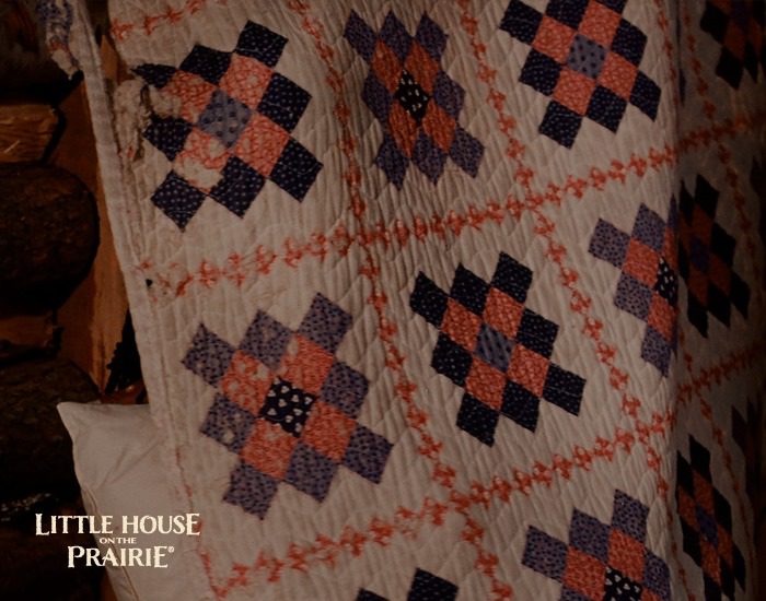 Quilts were used for privacy and warmth in pioneer era | Quilting with Laura Ingalls Wilder