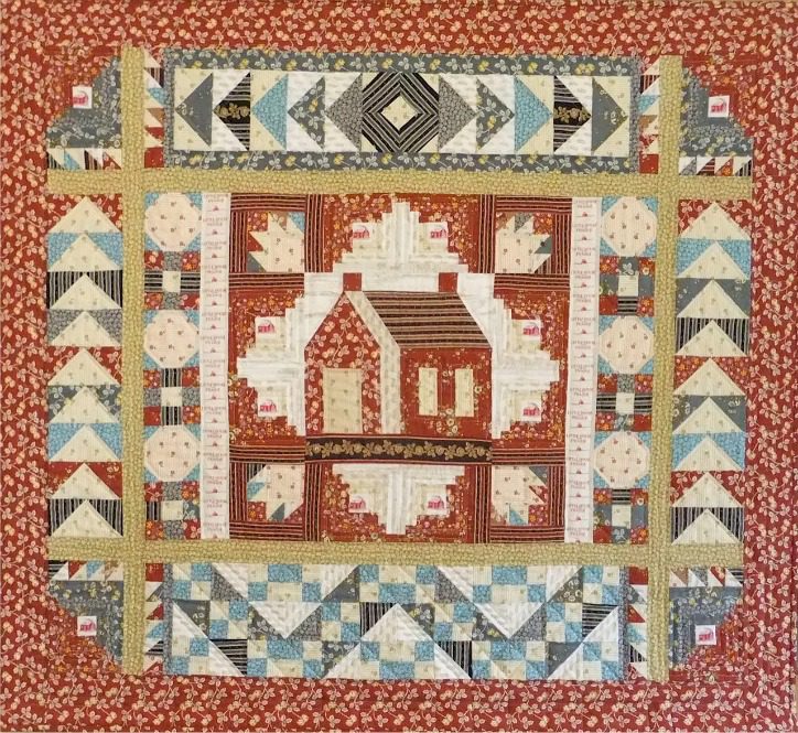 LINDA HALPIN’S QUILT USING ONE OF ANDOVER’S LITTLE HOUSE ON THE PRAIRIE® FABRIC COLLECTIONS.