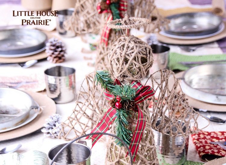Little House on the Prairie Tablescape - Perfect Christmas or Thanksgiving country inspirations