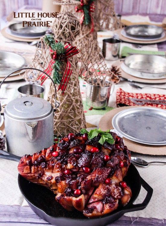 Country Christmas Tablescape - Beautifully inspired by Little House on the Prairie