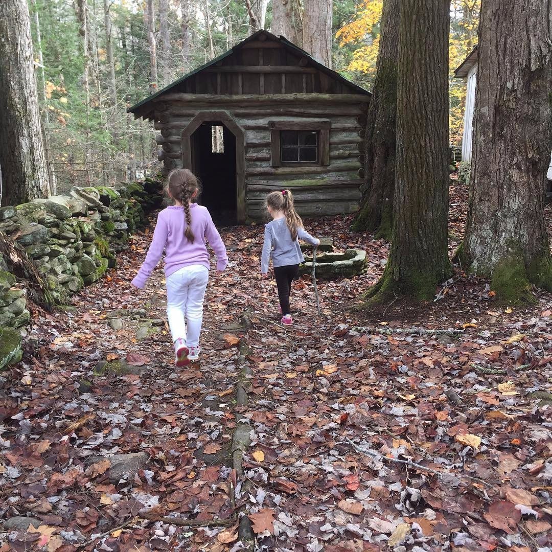 Exploring in the woods - a lovely and adventurous #LittleHouseMoment