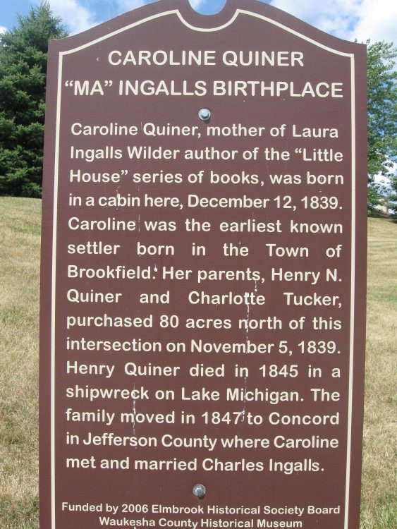 Ma Ingalls Birthplace Historical Marker