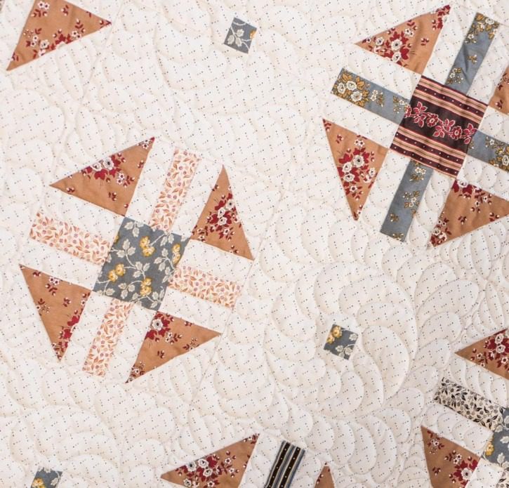 Turn Dash Quilt Details - Gorgeous Little House on the Prairie<sup srcset=