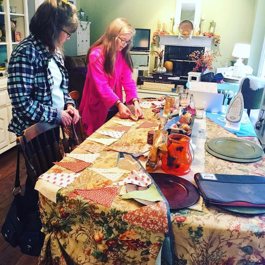 Jen of Beauty and Bedlam shares this touching moment of crafting together with multiple generations in the family. So heart warming!