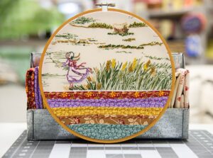 Little House on the Prairie Hoop Project DIY Featured