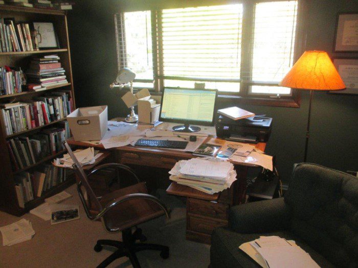 Author William Anderson’s office while working on The Selected Letters of Laura Ingalls Wilder.