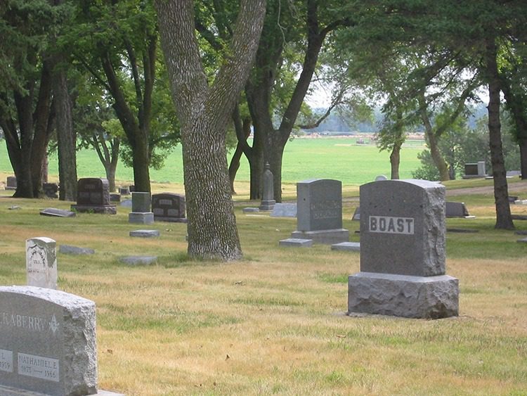The historic cemetary in De Smet where many members of the Ingalls family are buried.