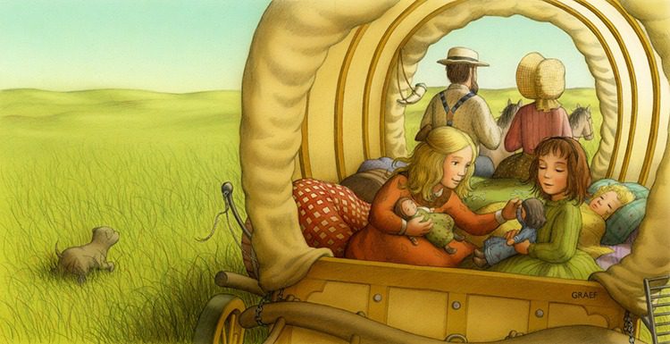 Illustrating Little House, by Renée Graef, an award-winning illustrator of over 80 books for children, including the Kirsten series in the American Girl collection and many of the My First Little House books by Laura Ingalls Wilder.