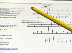 Little House on the Prairie Crossword Puzzle