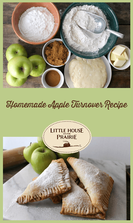 Homemade Apple Turnover Recipe inspired by Little House on the Prairie