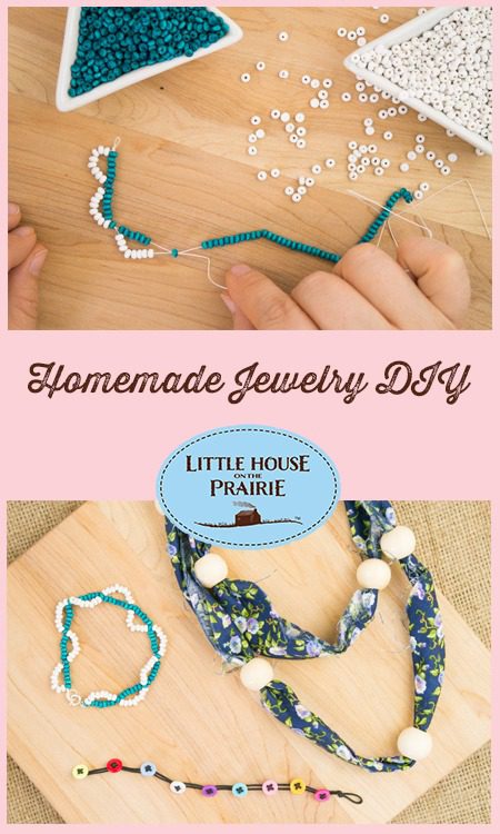 Homemade Jewelry DIY Inspired by Laura Ingalls Wilder