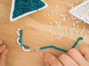 Making bracelets inspired by Little House on the Prairie - beginner, intermediate, and advanced versions!