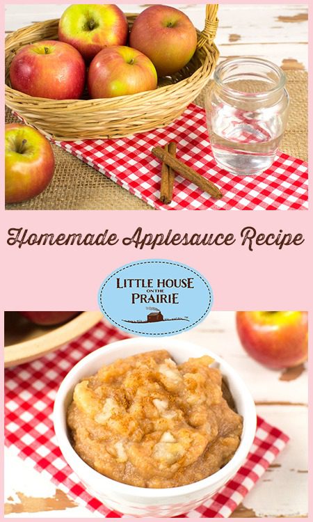 Homemade Applesauce Recipe Inspired by Little House on the Prairie