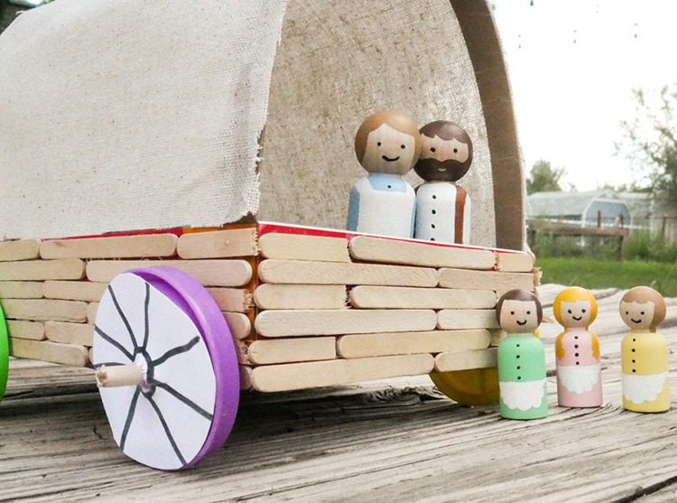 Covered Wagon DIY Inspired by Little House on the Prairie
