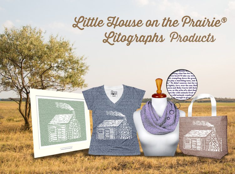 Litographs Little House on the Prairie<sup>®</sup> Collection - Wear Laura's Words for Smart and Fun Fashion!