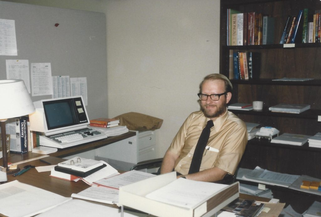 Stephen as a young journalist. Photo courtesy of Stephen W. Hines.